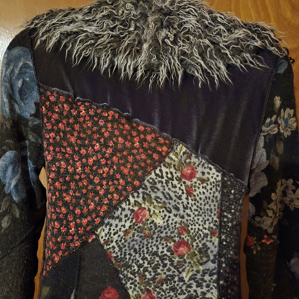 Ann Ferriday Multicolor Patchwork Jacket - Picture 7 of 7